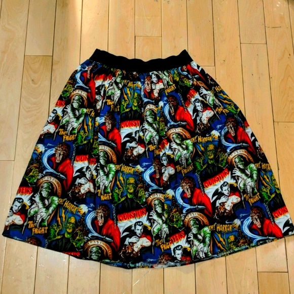 Dresses & Skirts - One of a Kind Movie Monsters Skirt